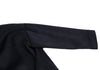 ISSEY MIYAKE JAPAN. zucca. Front Wrap Navy Shaggy Coat