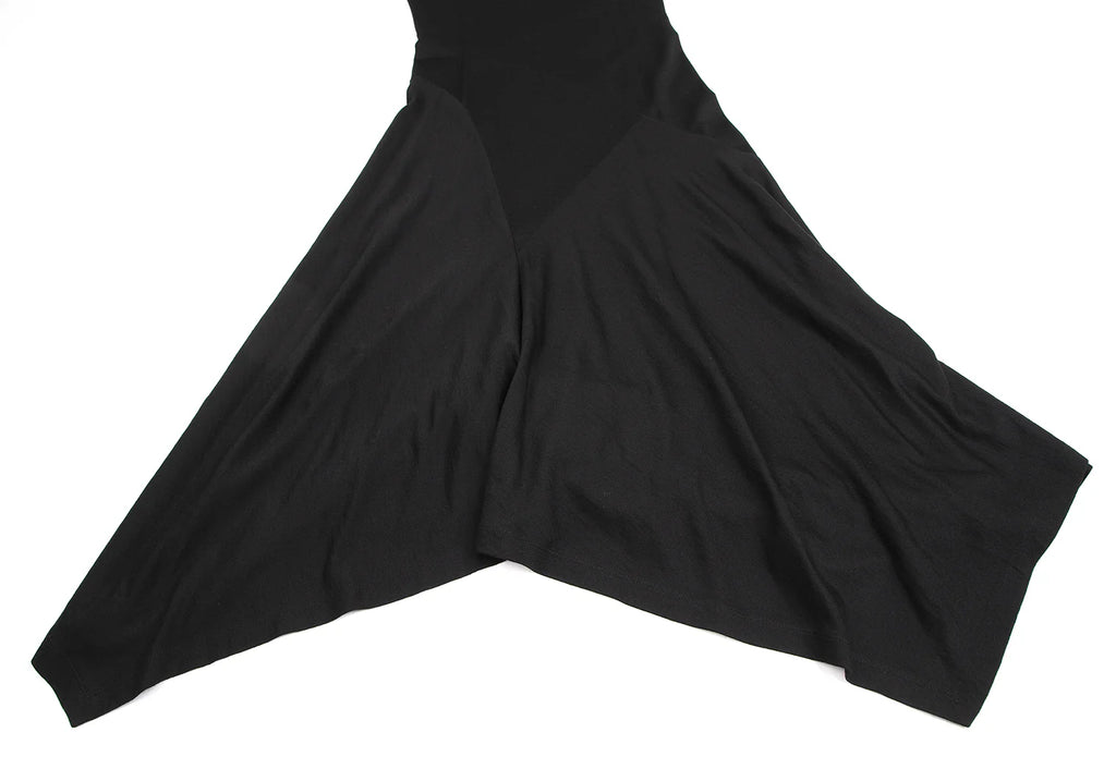 ISSEY MIYAKE  JAPAN. Black Wool Panel Switching Dress