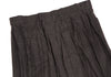 ISSEY MIYAKE Japan. Brown Faux Suede Pleated Skirt