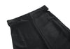 ISSEY MIYAKE JAPAN. Black Rayon Stretch Long Skirt