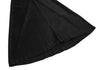 ISSEY MIYAKE JAPAN. Black Rayon Stretch Long Skirt