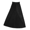 ISSEY MIYAKE JAPAN. Black Rayon Stretch Long Skirt