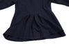 COMME des GARCONS JAPAN. TRICOT. Navy Wool Back Pleated Switching Shirt