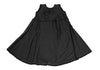 yoriori Japan. Black Random Gathered Flare Dress