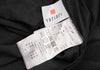 yoriori Japan. Black Random Gathered Flare Dress