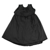 yoriori Japan. Black Random Gathered Flare Dress