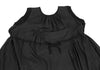 yoriori Japan. Black Random Gathered Flare Dress