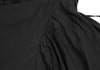 yoriori Japan. Black Random Gathered Flare Dress