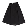 COMME des GARCONS JAPAN. Black Velours Switching Skirt