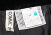 COMME des GARCONS JAPAN. Black Velours Switching Skirt