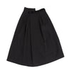 COMME des GARCONS JAPAN. Black Velours Switching Skirt