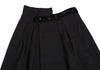 COMME des GARCONS JAPAN. Black Velours Switching Skirt