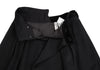 COMME des GARCONS JAPAN. Black Velours Switching Skirt