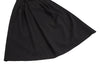 COMME des GARCONS JAPAN. Black Velours Switching Skirt