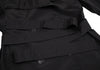 yoshie inaba JAPAN. Black Nylon Cotton Belted Coat