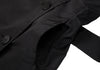 yoshie inaba JAPAN. Black Nylon Cotton Belted Coat