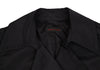 yoshie inaba JAPAN. Black Nylon Cotton Belted Coat