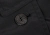 yoshie inaba JAPAN. Black Nylon Cotton Belted Coat