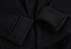 united bamboo  Japan. Black Cashmere Blend Knit Cardigan