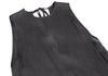 BEAUTY & YOUTH UNITED ARROWS JAPAN. Charcoal Linen Sleeveless Tiered Dress