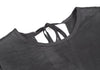 BEAUTY & YOUTH UNITED ARROWS JAPAN. Charcoal Linen Sleeveless Tiered Dress