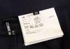 COMME des GARCONS JAPAN. TRICOT. Navy Wool Gabardine Curved Skirt