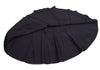 COMME des GARCONS JAPAN. TRICOT. Navy Wool Gabardine Curved Skirt
