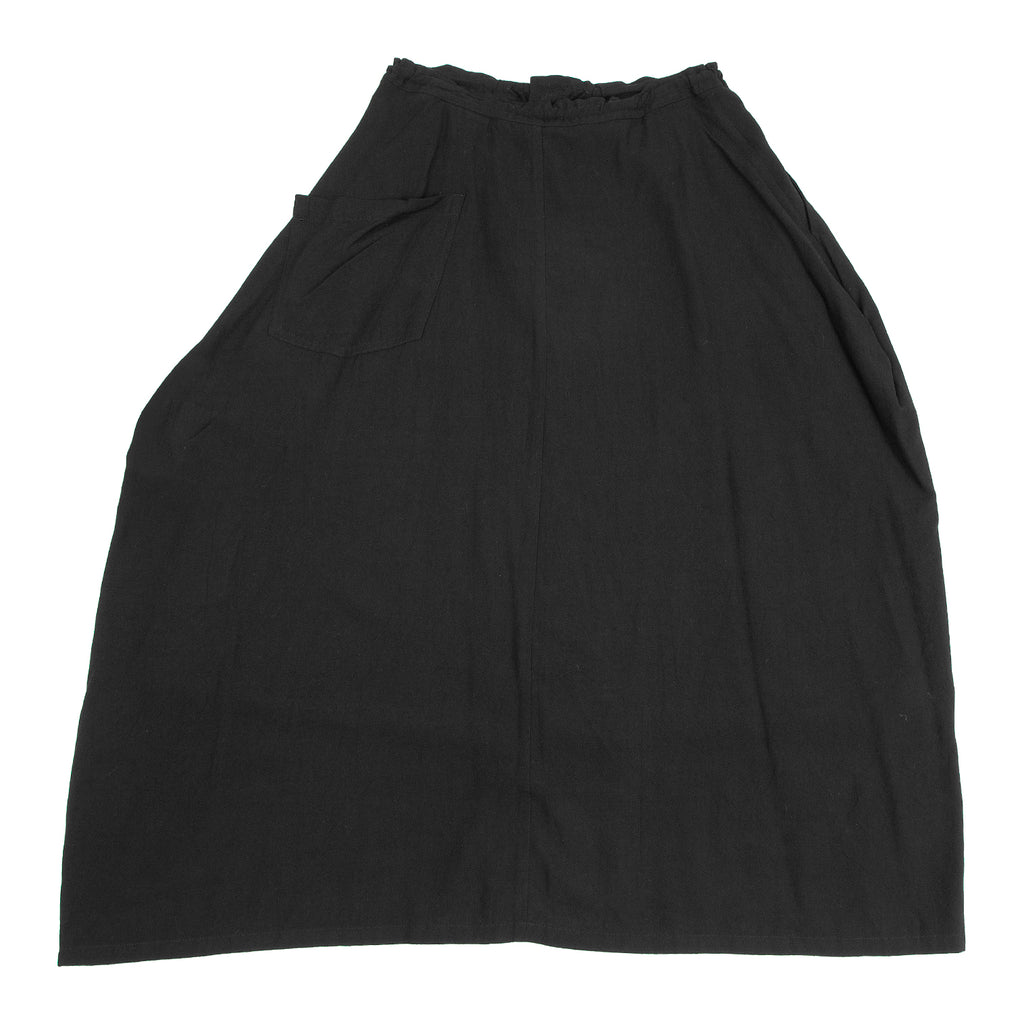 Yohji Yamamoto Japan. Y's Black Rayon Long Skirt