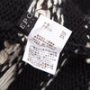 ISSEY MIYAKE JAPAN. EPOCA. Black Wool Blend Beaded Decorative Knit Sweater