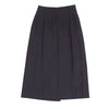 Jean-Paul GAULTIER PARIS. Navy Wool Striped Skirt
