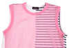 COMME des GARCONS Japan. TRICOT. Pink Dyed Mesh Swicthing Tank Top