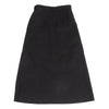 COMME des GARCONS JAPAN. TRICOT. Black Wool Long Skirt