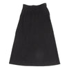 COMME des GARCONS JAPAN. TRICOT. Black Wool Long Skirt