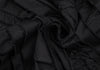 COMME des GARCONS Japan. Tricot. Black Cotton Layered Pleats Dress
