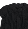 COMME des GARCONS Japan. Tricot. Black Cotton Layered Pleats Dress
