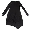 YOHJI YAMAMOTO JAPAN. Y's Black Knit Switching Asymmetry Dress