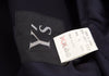 YOHJI YAMAMOTO JAPAN. Y's Wool Hem  Navy Asymmetry Jacket