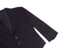 YOHJI YAMAMOTO JAPAN. Y's Wool Hem  Navy Asymmetry Jacket
