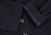YOHJI YAMAMOTO JAPAN. Y's Wool Hem  Navy Asymmetry Jacket