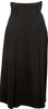 COMME des GARCONS JAPAN. TRICOT. Black High Waist Pleats Wool Skirt