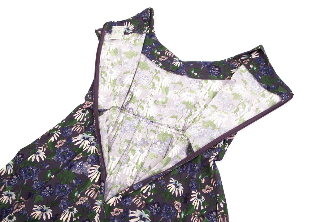 Sybilla Spain. Lavender Floral Printed Dress
