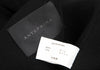 ANTEPRIMA ITALY. Black Wool Cashmere Zip Up Turtleneck Coat