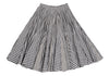 COMME des GARCONS JAPAN. Tricot. Black/White Check Switching Skirt