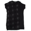 GOMME JAPAN. Black Dot Patch Knit Dress