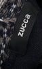 ISSEY MIYAKE Japan. Zucca Nordic Navy  Fringe Switching Knit Hoodie Jacket