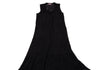 COMME des GARCONS JAPAN. Navy Dyed Semi-Sheer Sleeveless Dress