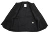 ISSEY MIYAKE JAPAN. sunaokuwahara I.S. Black Switching Wool Toro Jacket