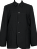 ISSEY MIYAKE JAPAN. sunaokuwahara I.S. Black Switching Wool Toro Jacket