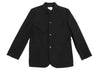 ISSEY MIYAKE JAPAN. sunaokuwahara I.S. Black Switching Wool Toro Jacket