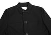 ISSEY MIYAKE JAPAN. sunaokuwahara I.S. Black Switching Wool Toro Jacket